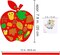 24 sets of fall pumpkin ornaments and DIY fall craft kits Foam Pumpkin Apple Acorn. Autumn Leaf Stickers for Kids Party Favors. Thanksgiving Halloween Classroom Home Activity Tree Door Decoration
